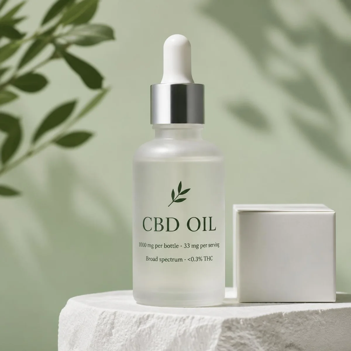 CBD oil labels — Clear BOPP label