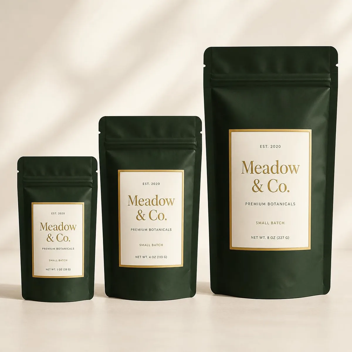 Mylar bag labels